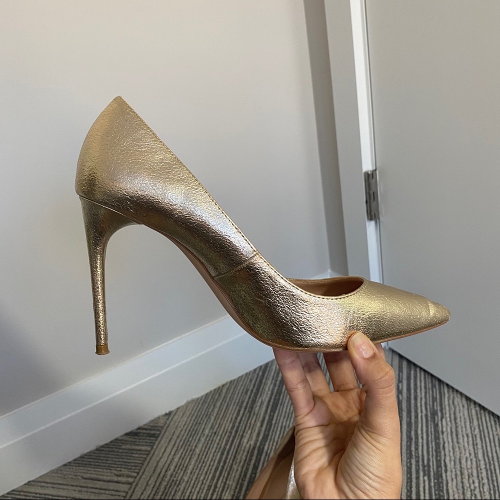 Zara Gold heels - size 9 / EU 40